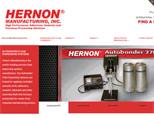 Tablet Screenshot of hernon-equipment.com